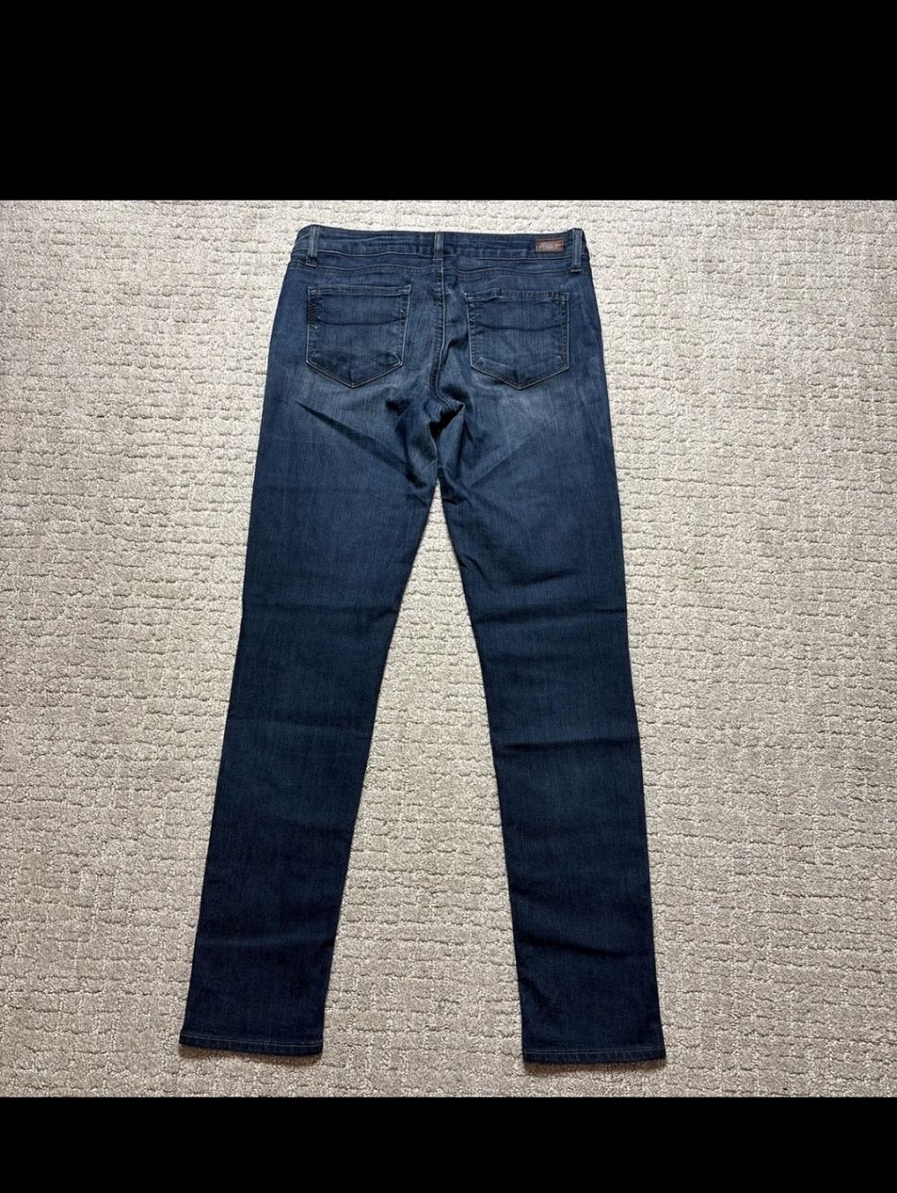 Paige Skyline Skinny Dark Wash Jeans, Size 27
